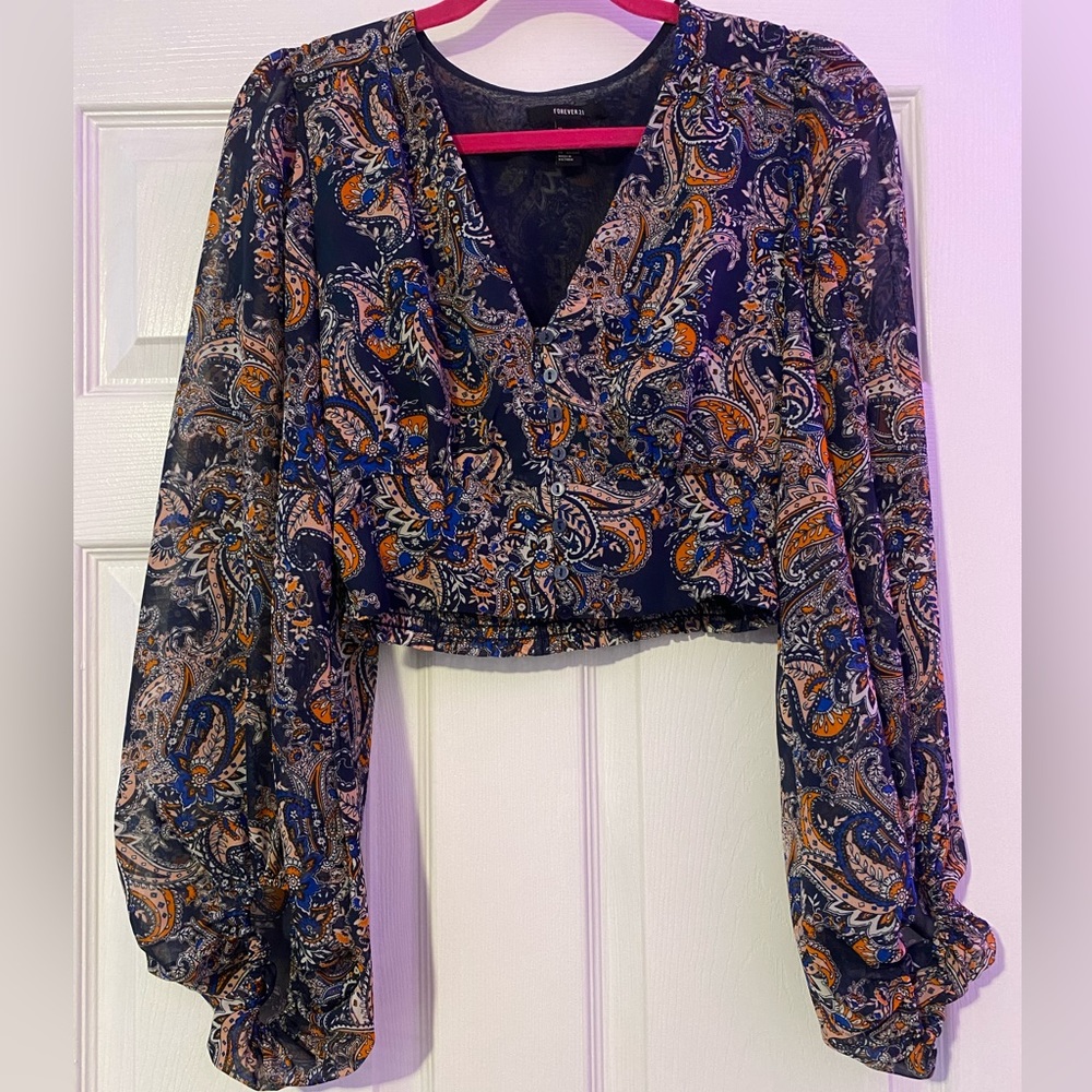 Puff sleeve blouse